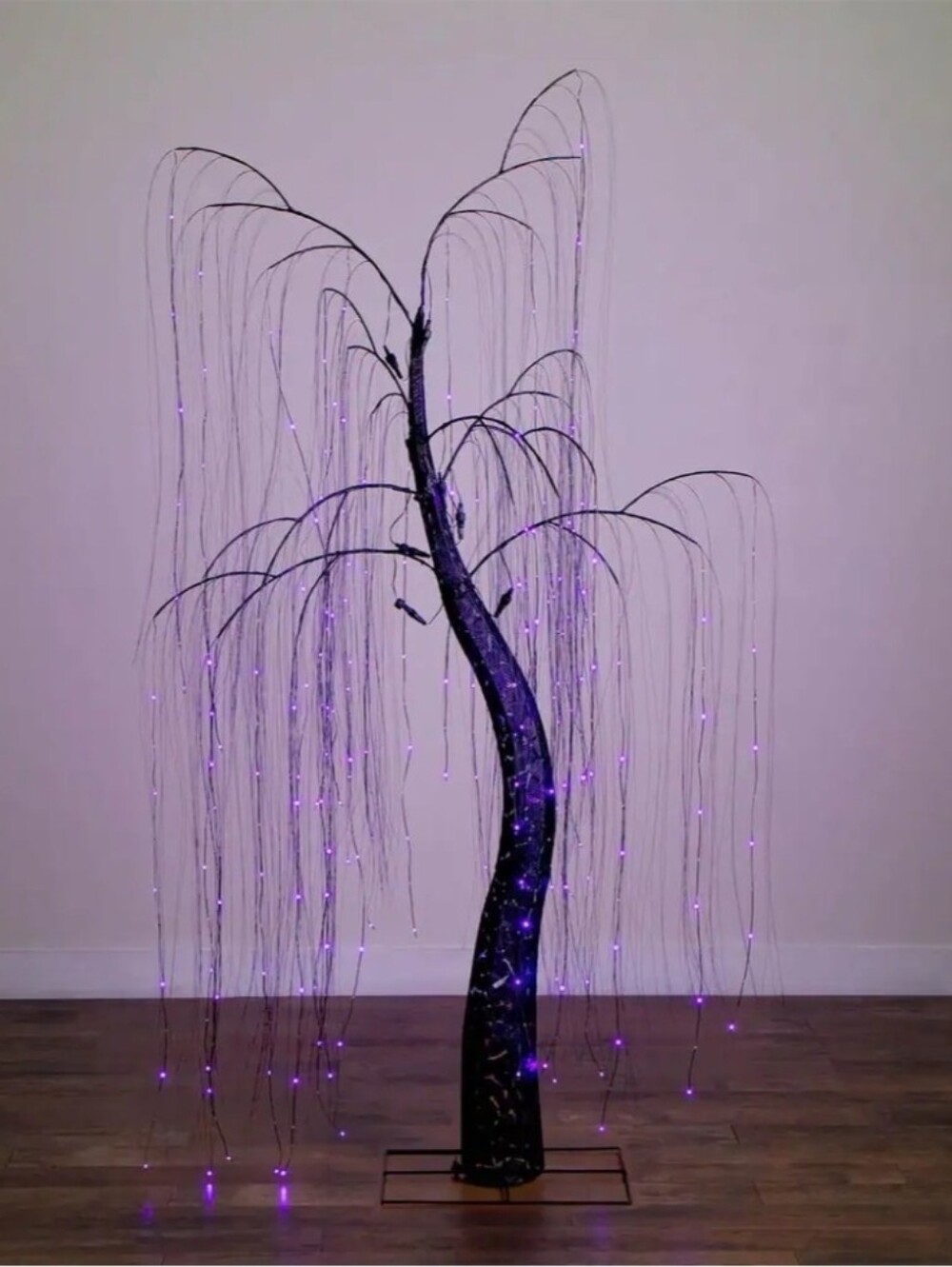 Halloween Home Accents Holiday 7 Foot Color Changing LED Willow Tree